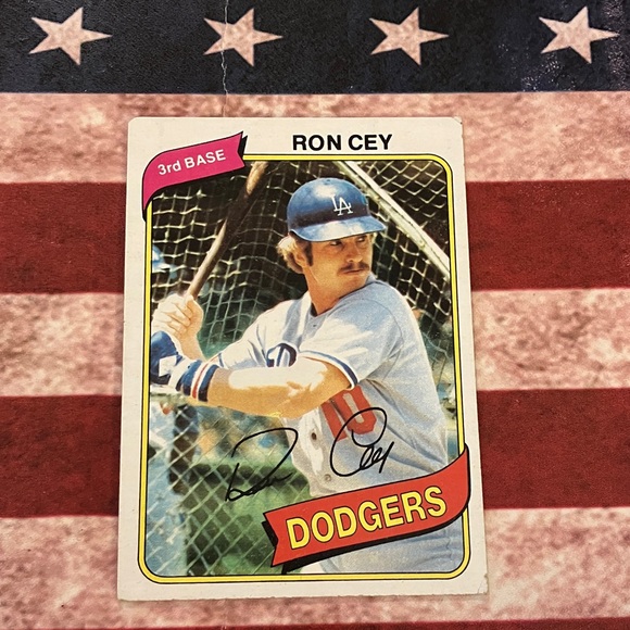 Topps Other - RON CEY Vintage Baseball Card 1980 Topps Dodgers